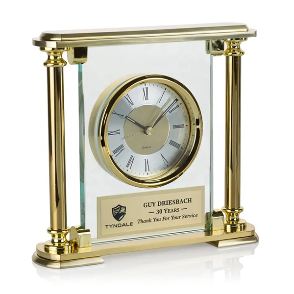 Đồng hồ cột Goldtone với Acrylic thẳng đứng - Quà Tặng Thịnh Đạt - Công Ty Cổ Phần Quốc Tế Thịnh Đạt
